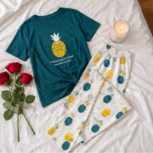 Pineapple Printed Night Suit