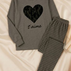 BLACK GRAY HEART